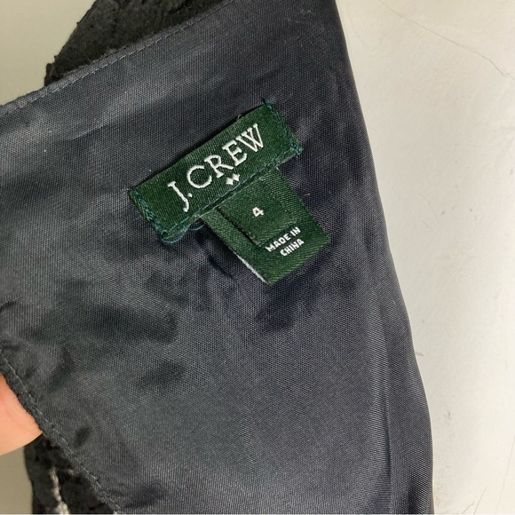 J. Crew Factory Dress size 4 lace faux wrap knee-length work event long sleeve - Picture 7 of 8